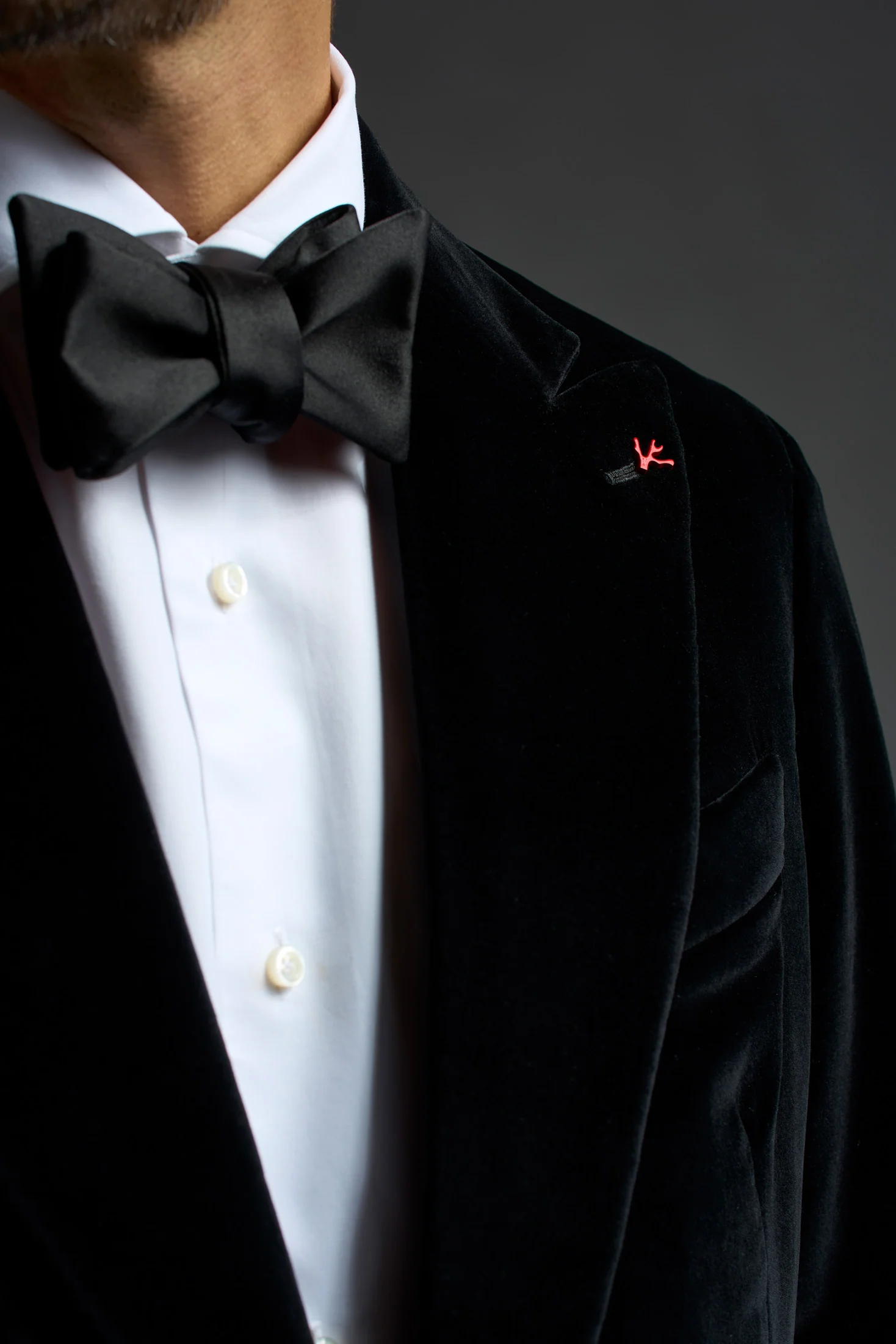 Marechiaro Peak Lapel Smoking Jacket - Image 9
