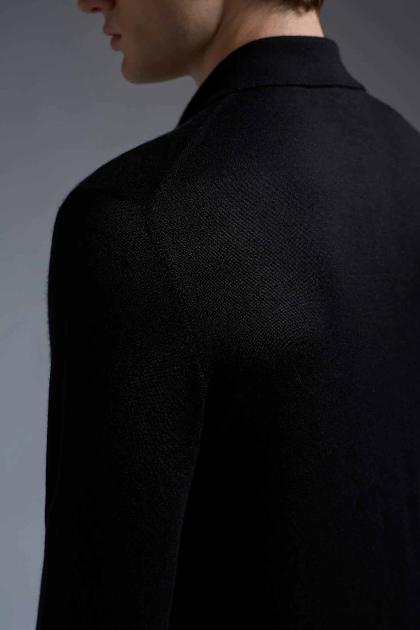 Polo long sleeve open collar yp002 - Image 10