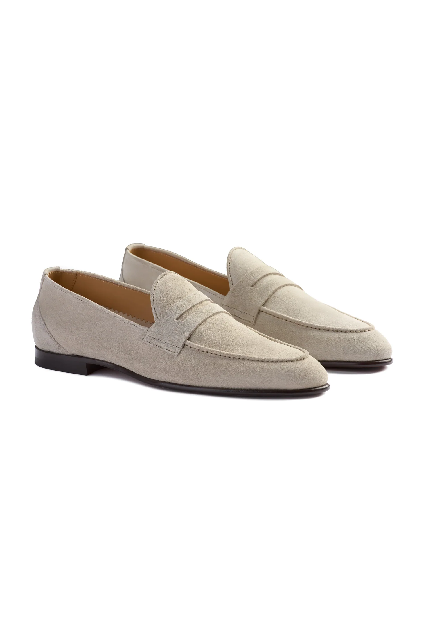 Unlined Sueede Penny Loafer - Image 12