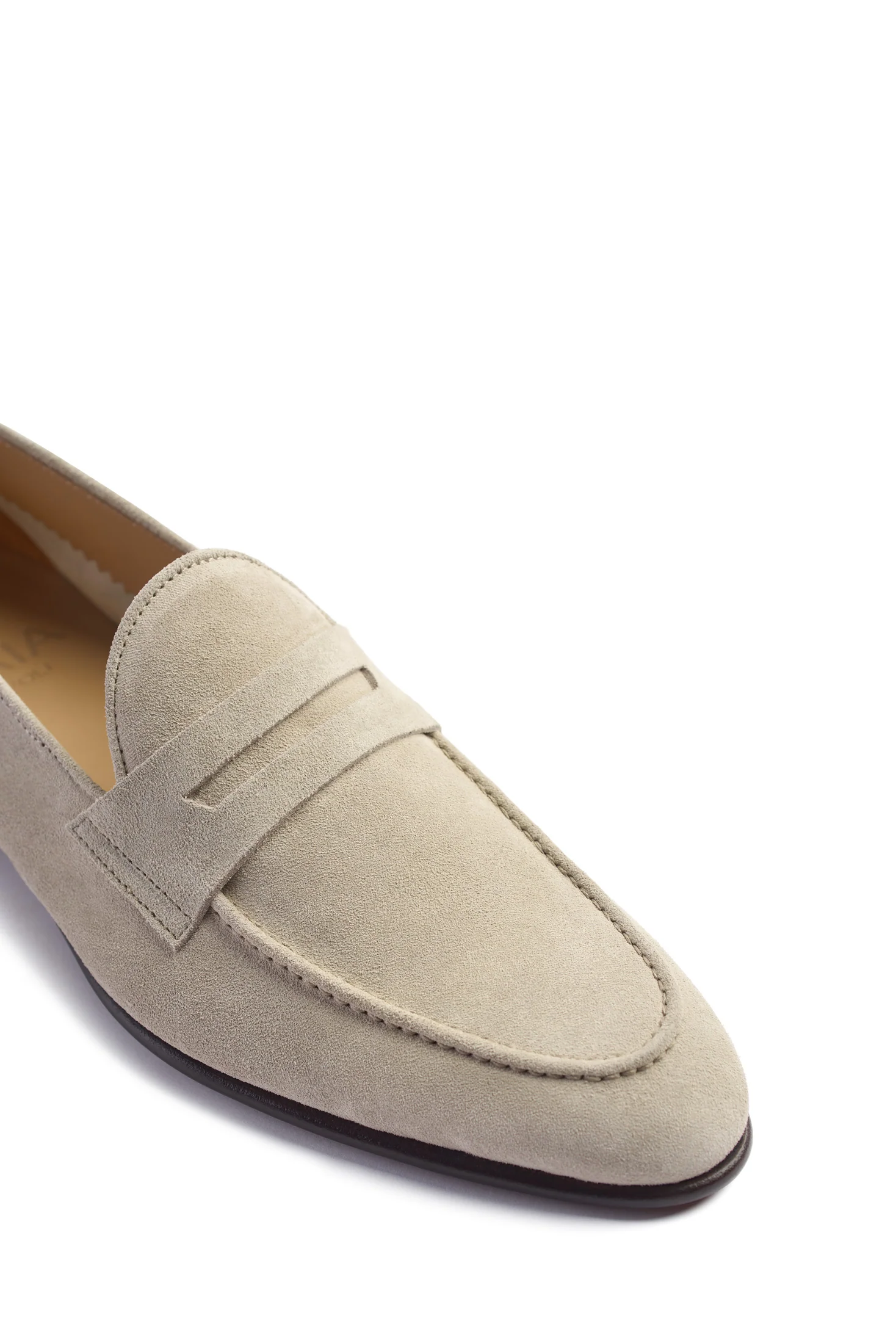 Unlined Sueede Penny Loafer - Image 14