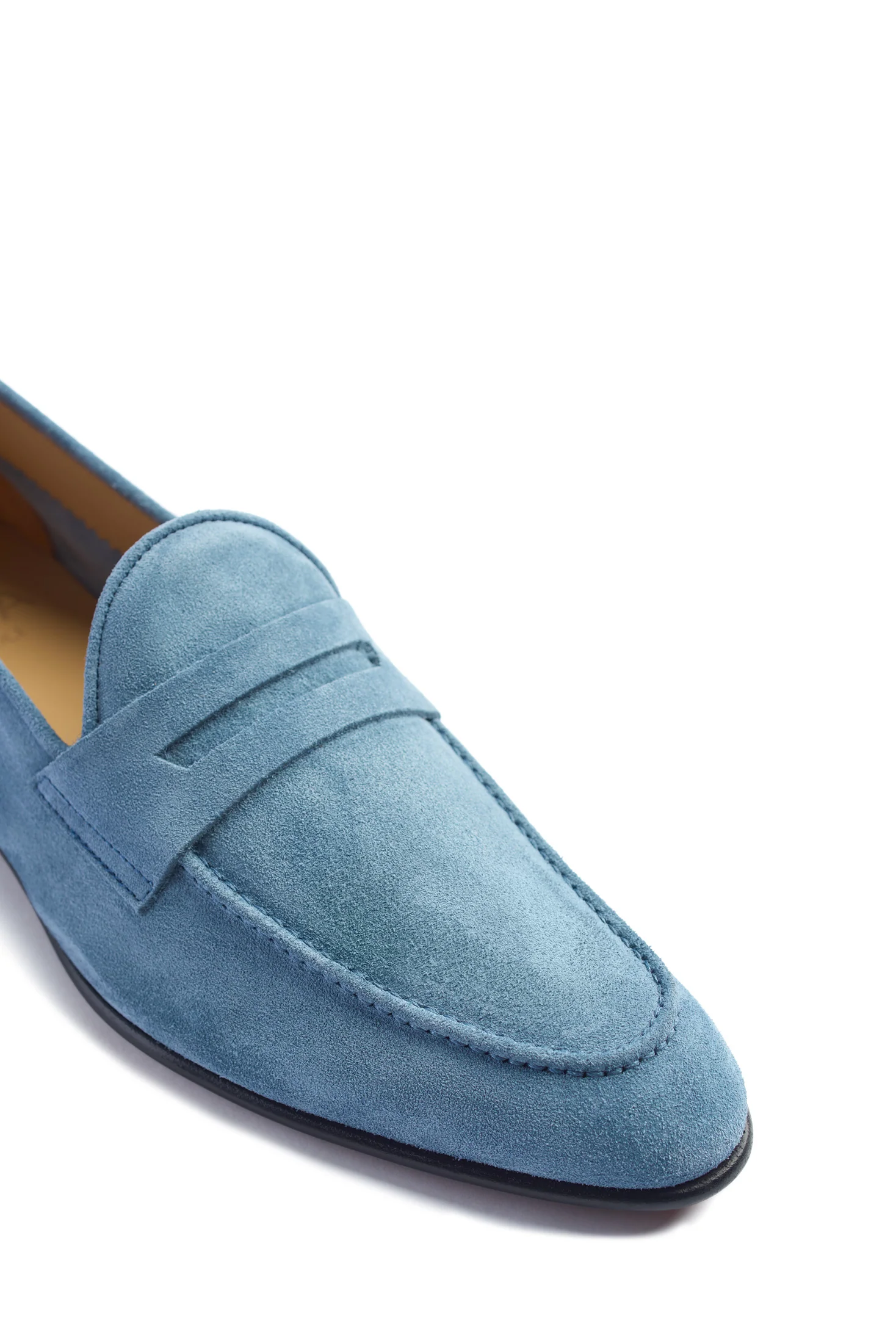 Unlined Sueede Penny Loafer - Image 4