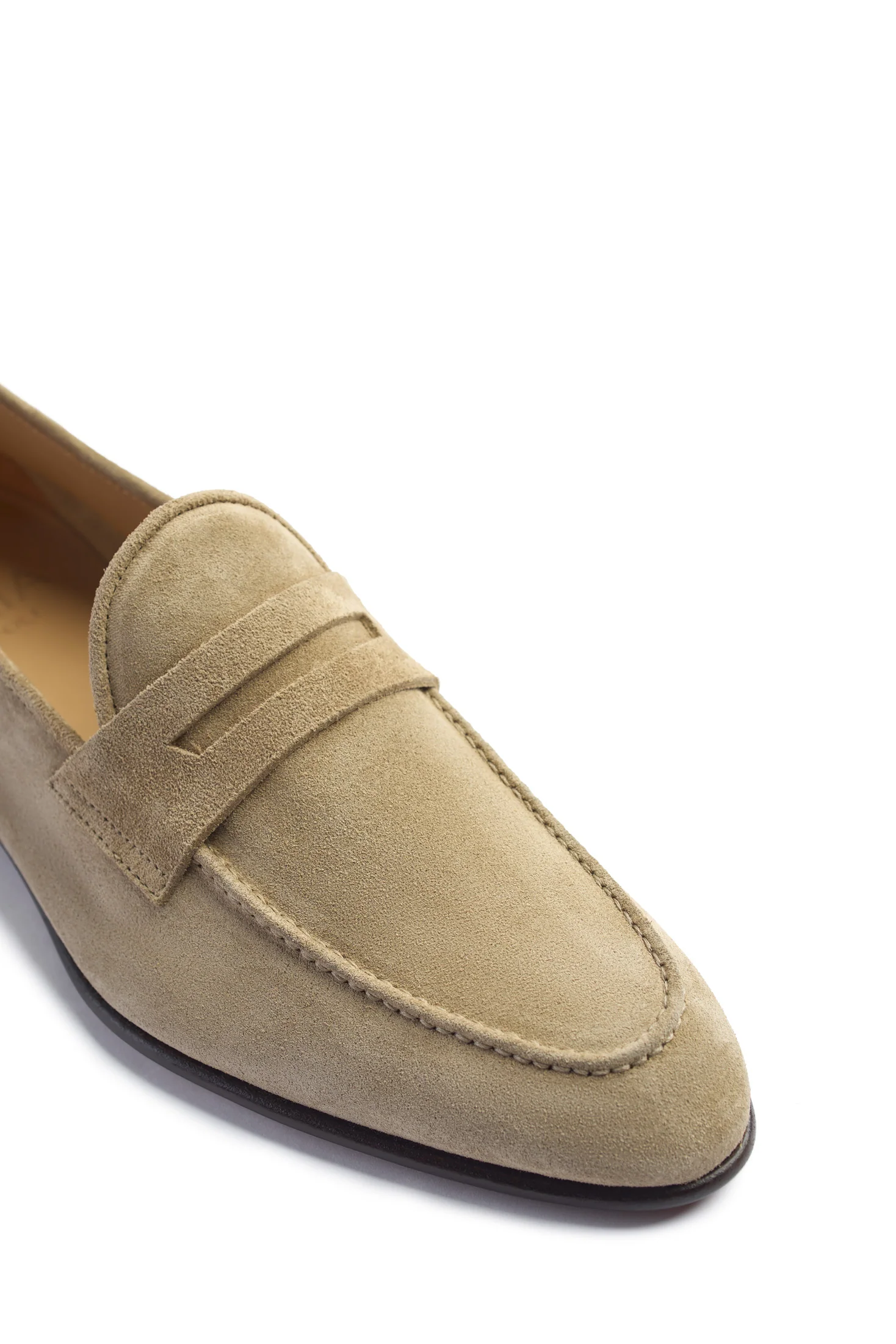 Unlined Sueede Penny Loafer - Image 9