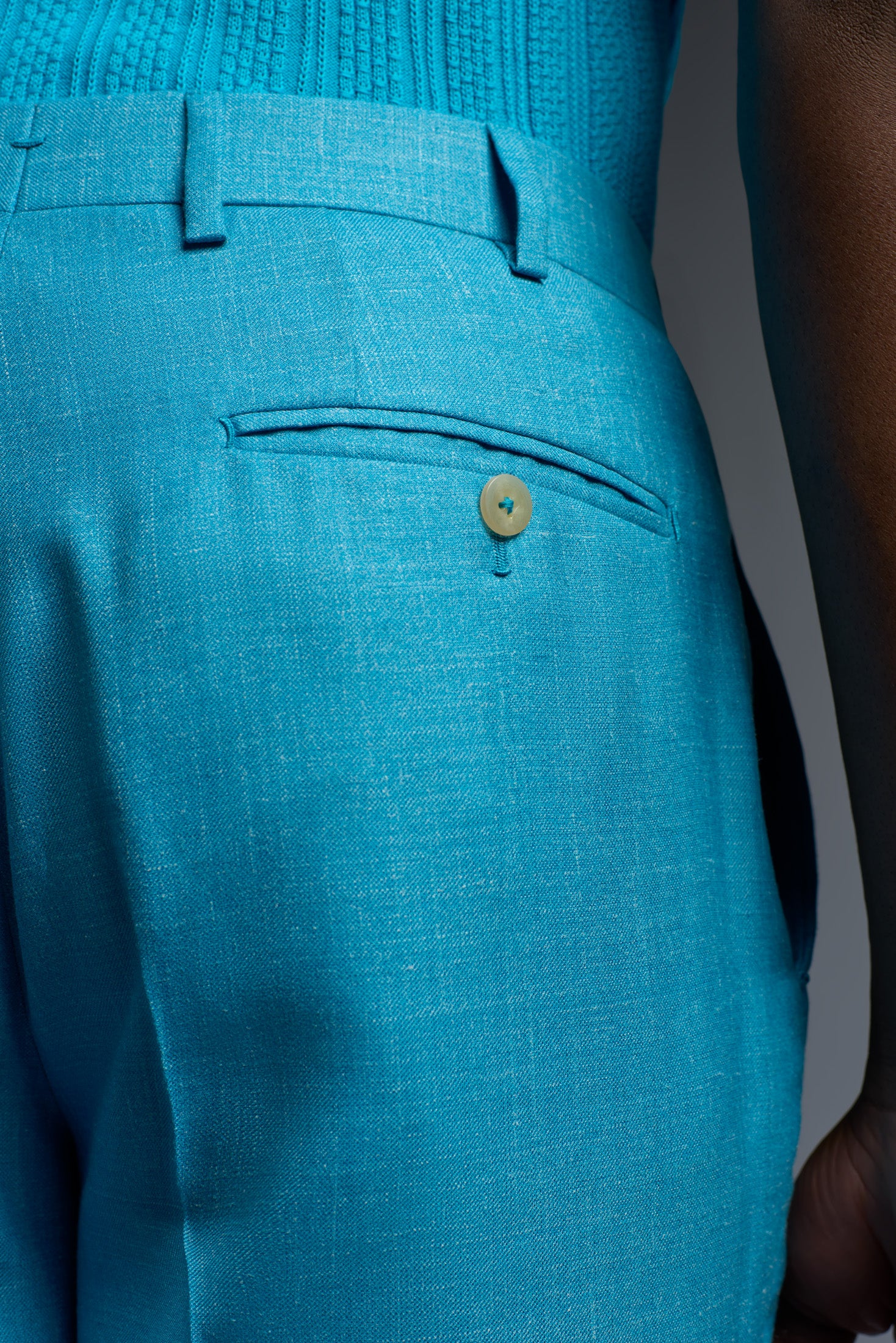Wool Cashmere Silk and Linen Sanità Tailored Pants - Image 12