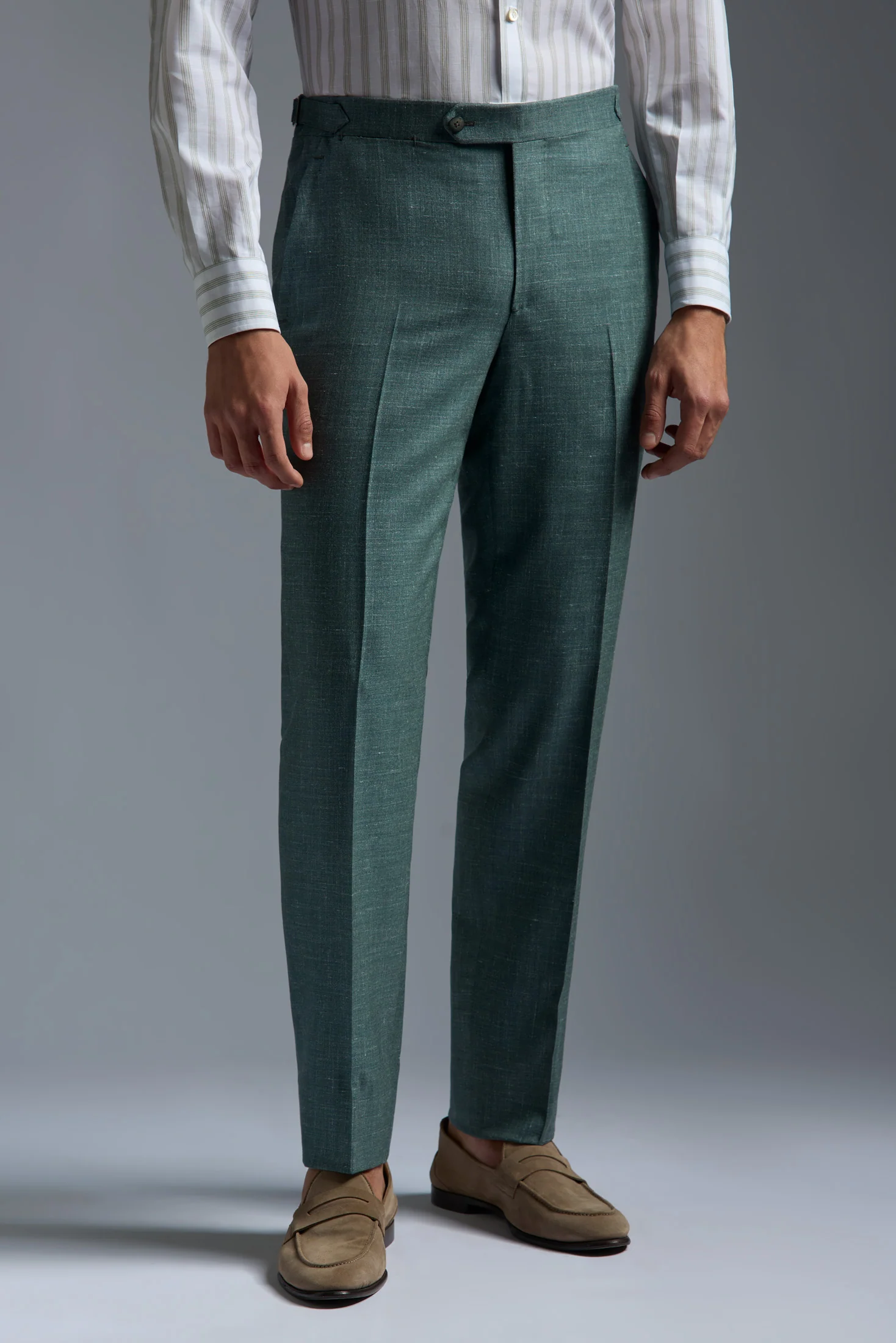 Wool Cashmere Silk and Linen Sanità Tailored Pants - Image 6