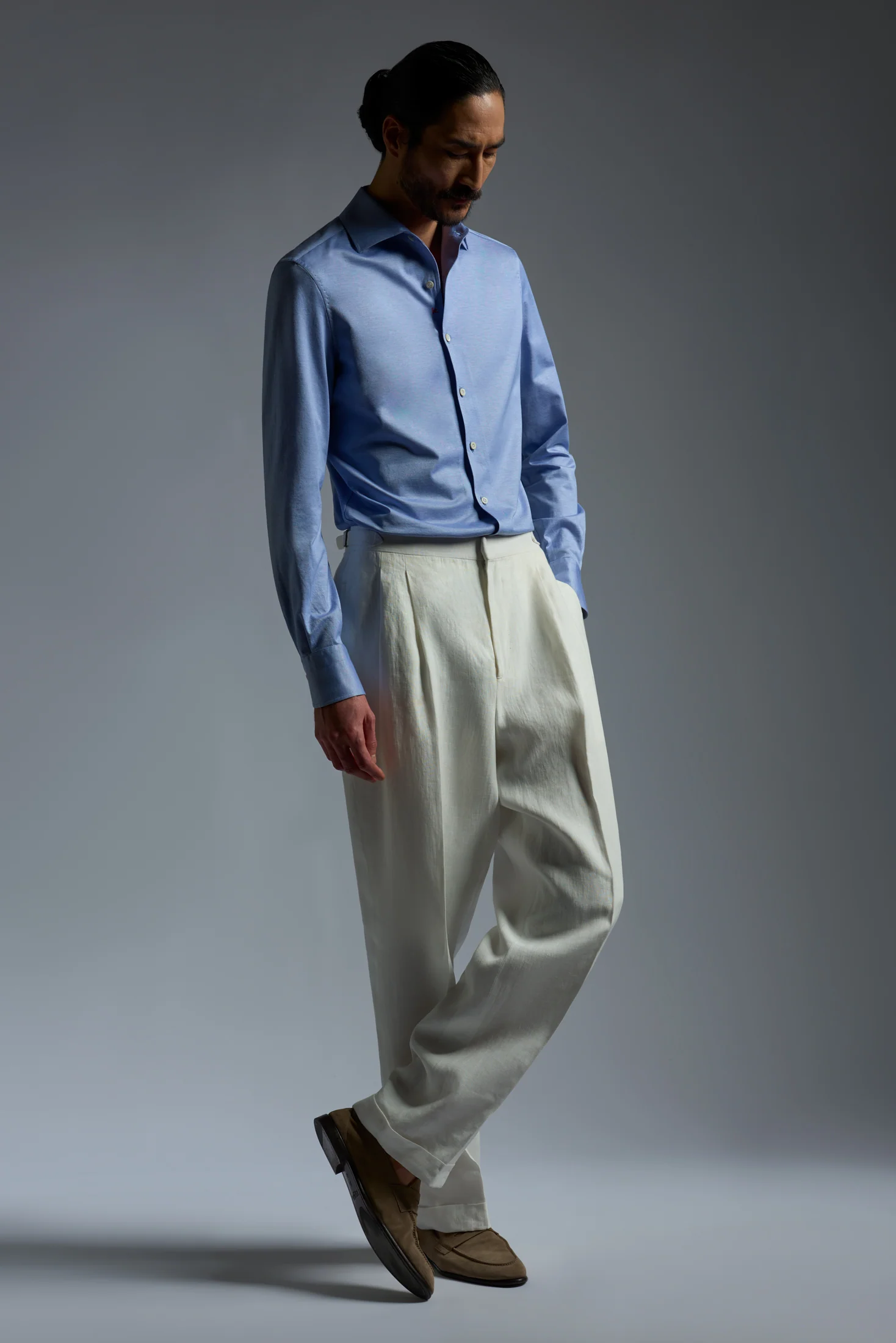 Filo di Scozia Long Sleeve Jersey Shirt - Image 12