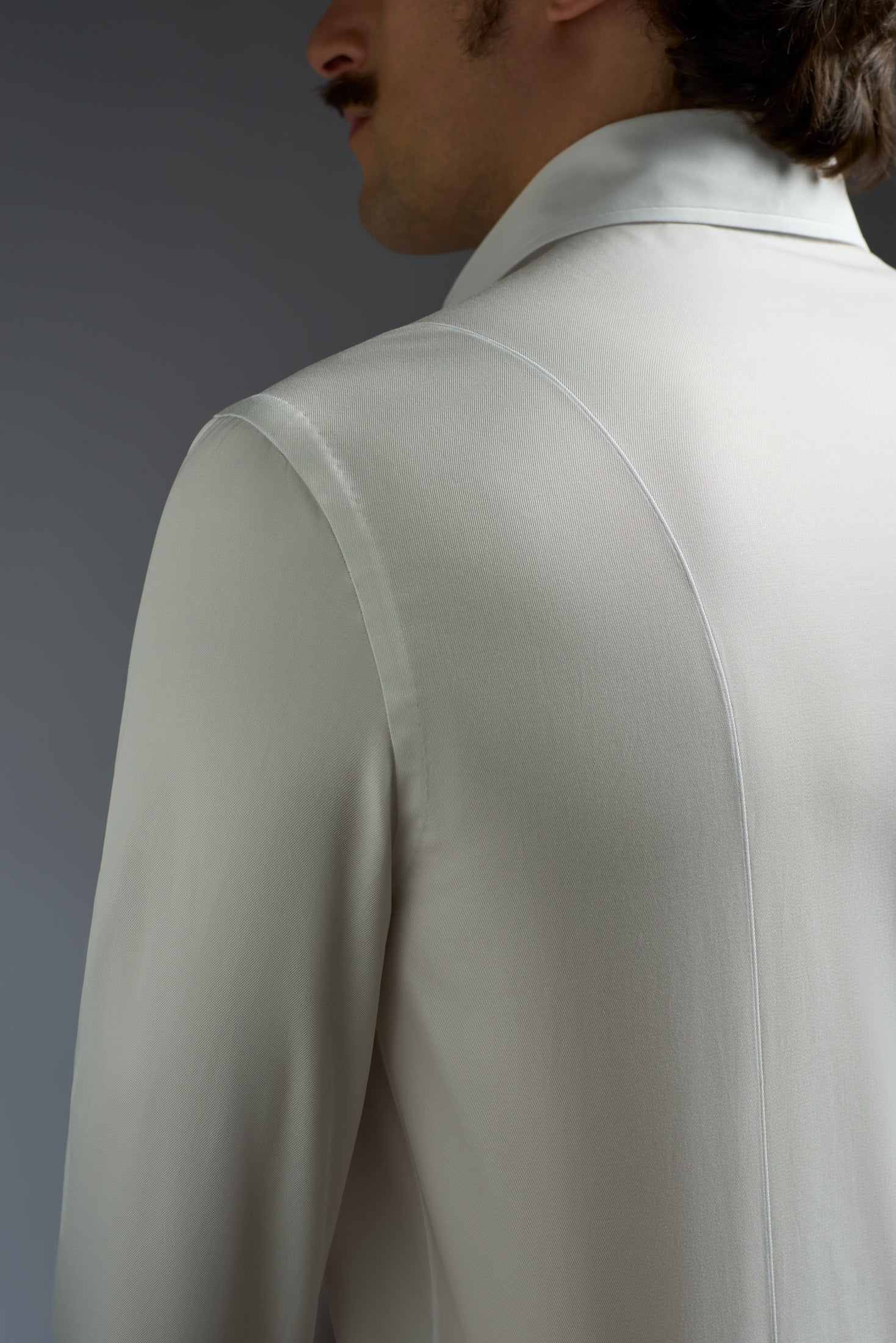 Cotton Gabardine Tailored Shirt - Image 10