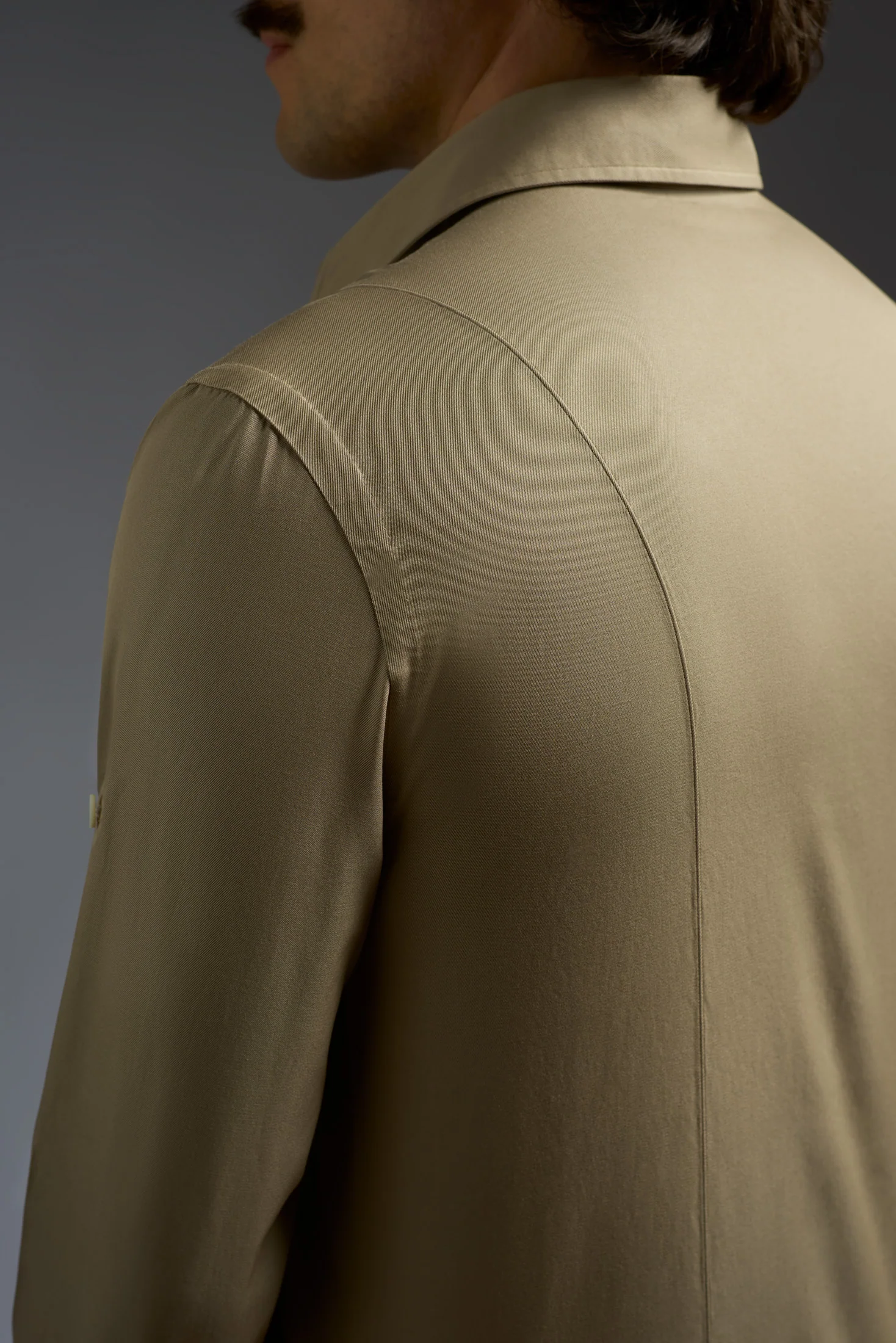 Cotton Gabardine Tailored Shirt - Image 15