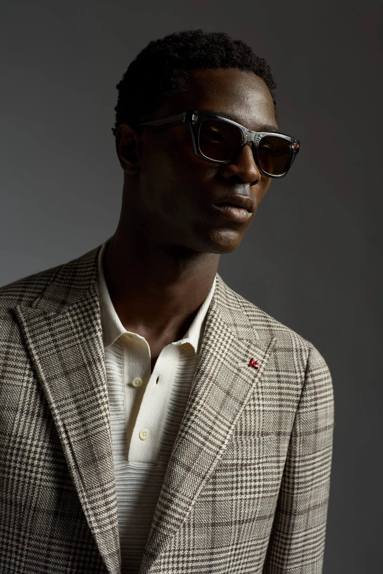 Flamed Wool Cotton Silk and Linen Capri Blazer - Image 3