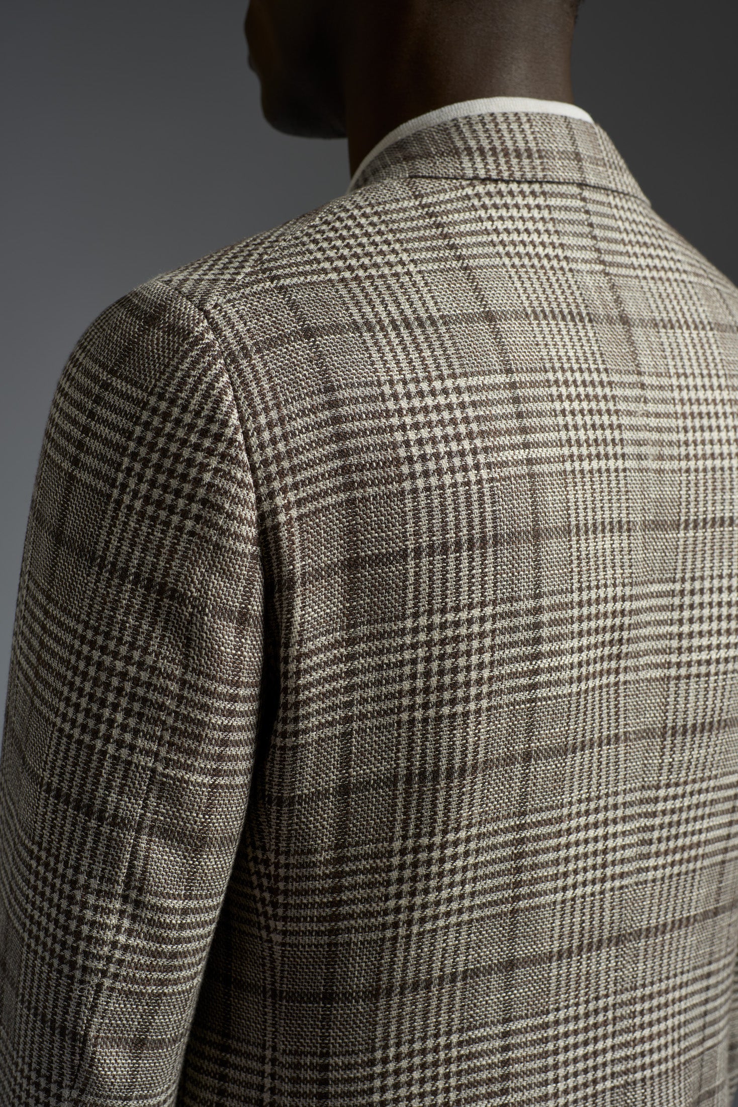 Flamed Wool Cotton Silk and Linen Capri Blazer - Image 5
