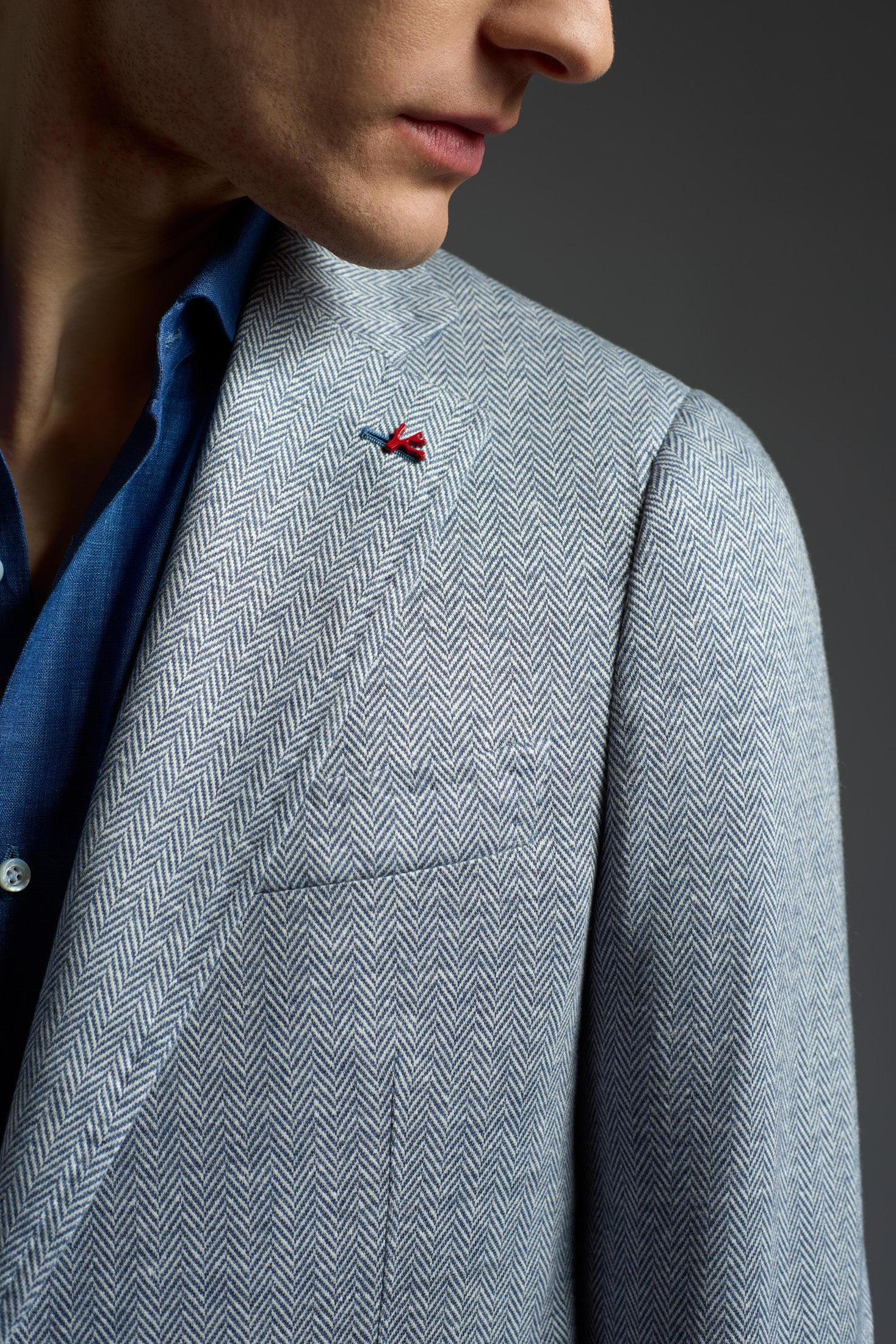 Linen and Cotton Domenico Blazer - Image 4