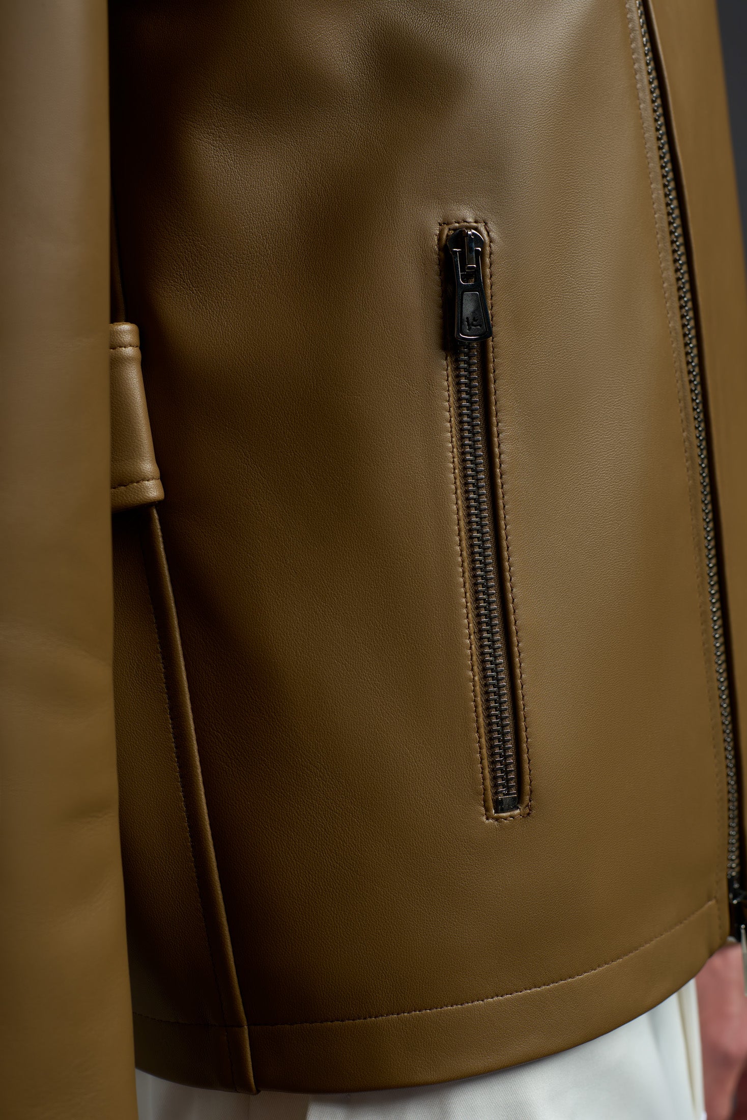 Sport Leather Motorcycle Jacket - Image 5