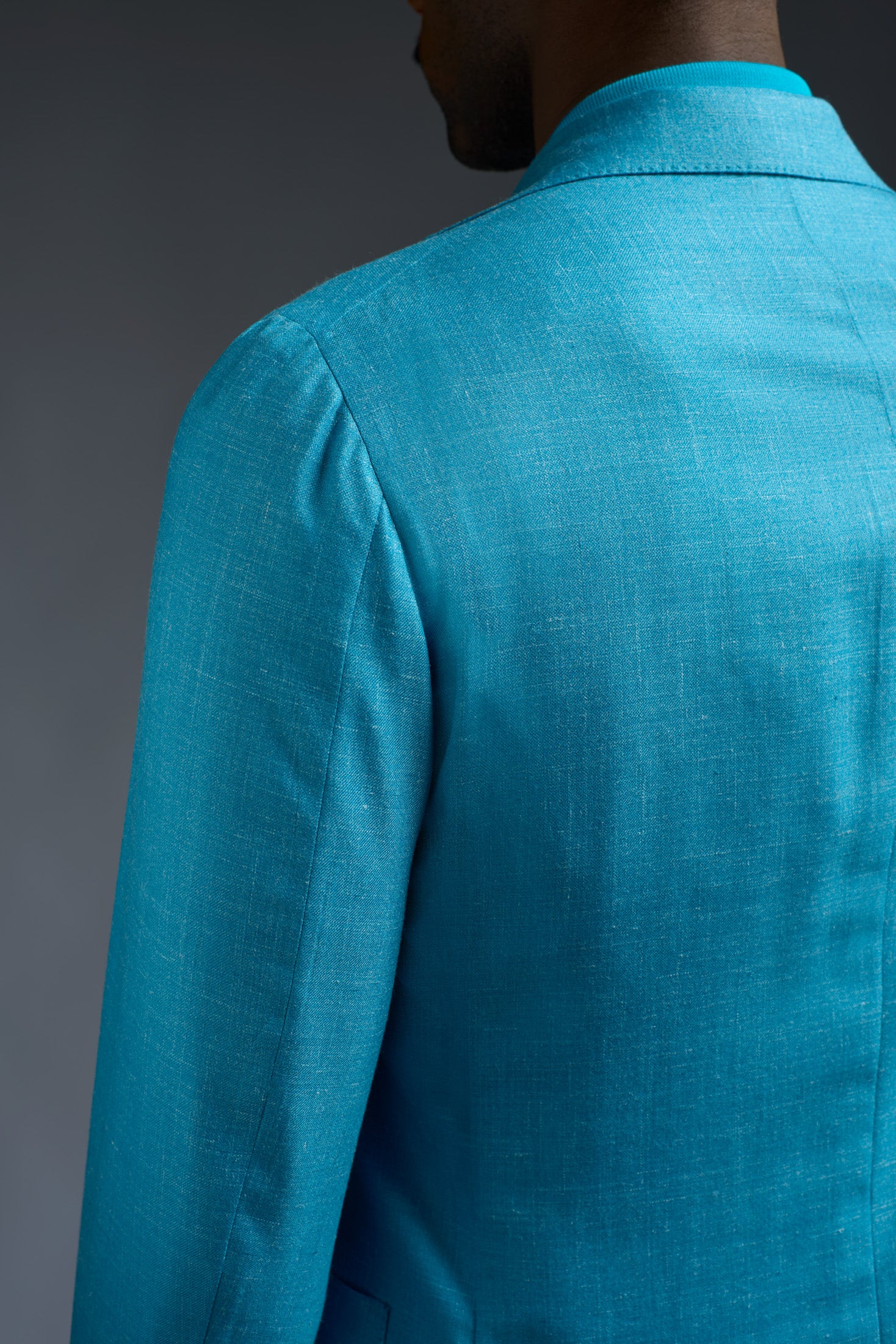 Wool Cashmere Silk and Linen Marechiaro Blazer - Image 10