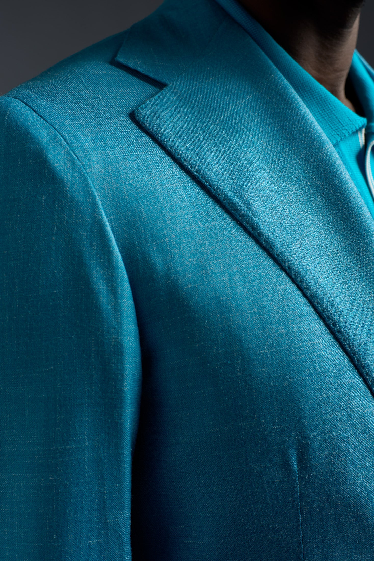 Wool Cashmere Silk and Linen Marechiaro Blazer - Image 9