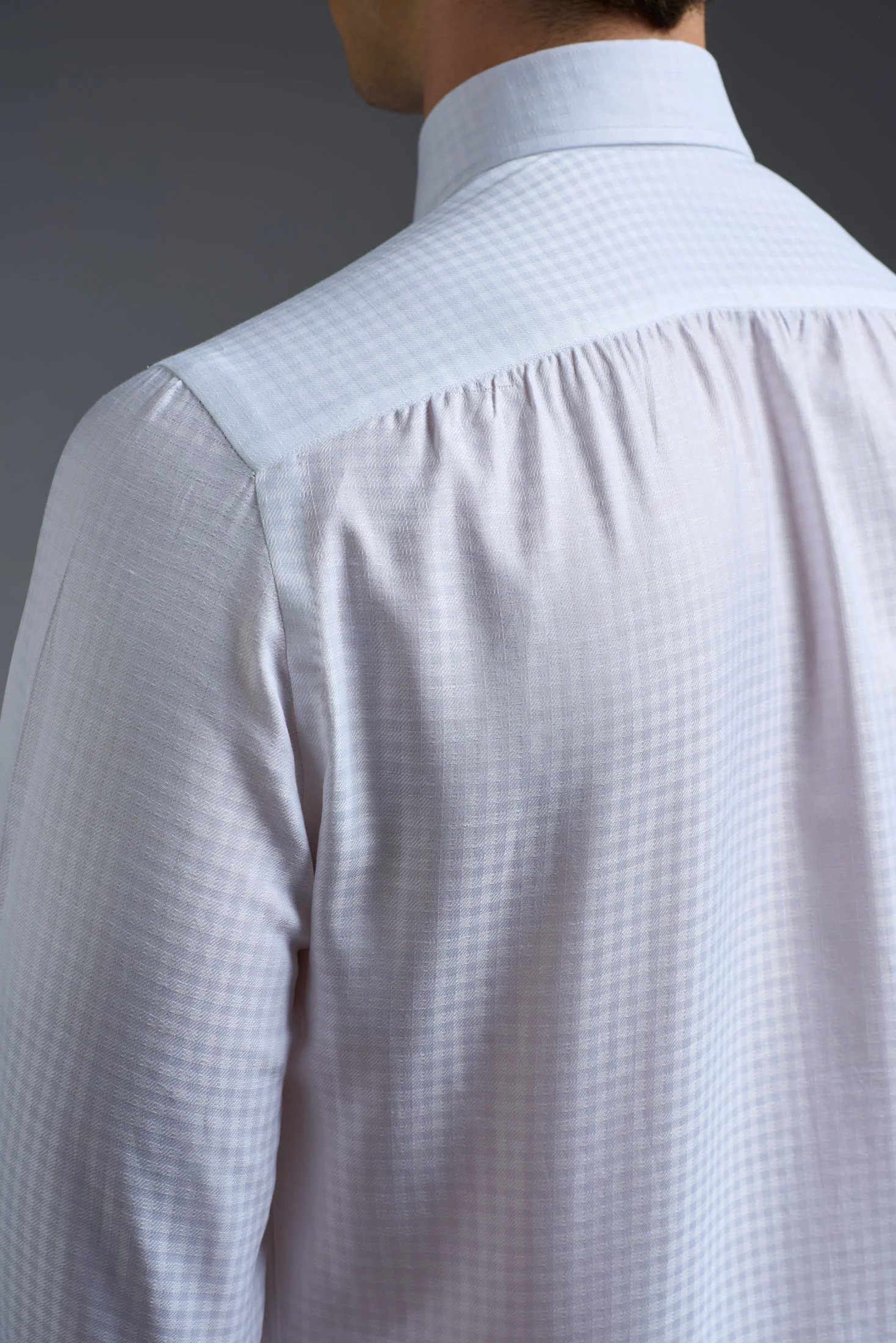 Cotton and Linen Mix Dress Button Down Shirt - Image 5