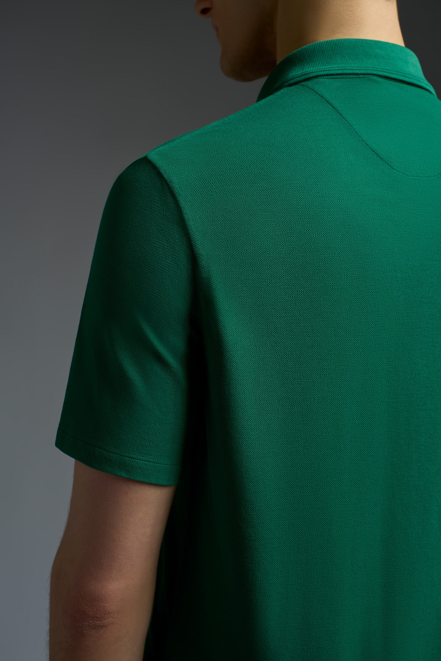 Garment Dyed Cotton Piquet Short Sleeve Polo - Image 10