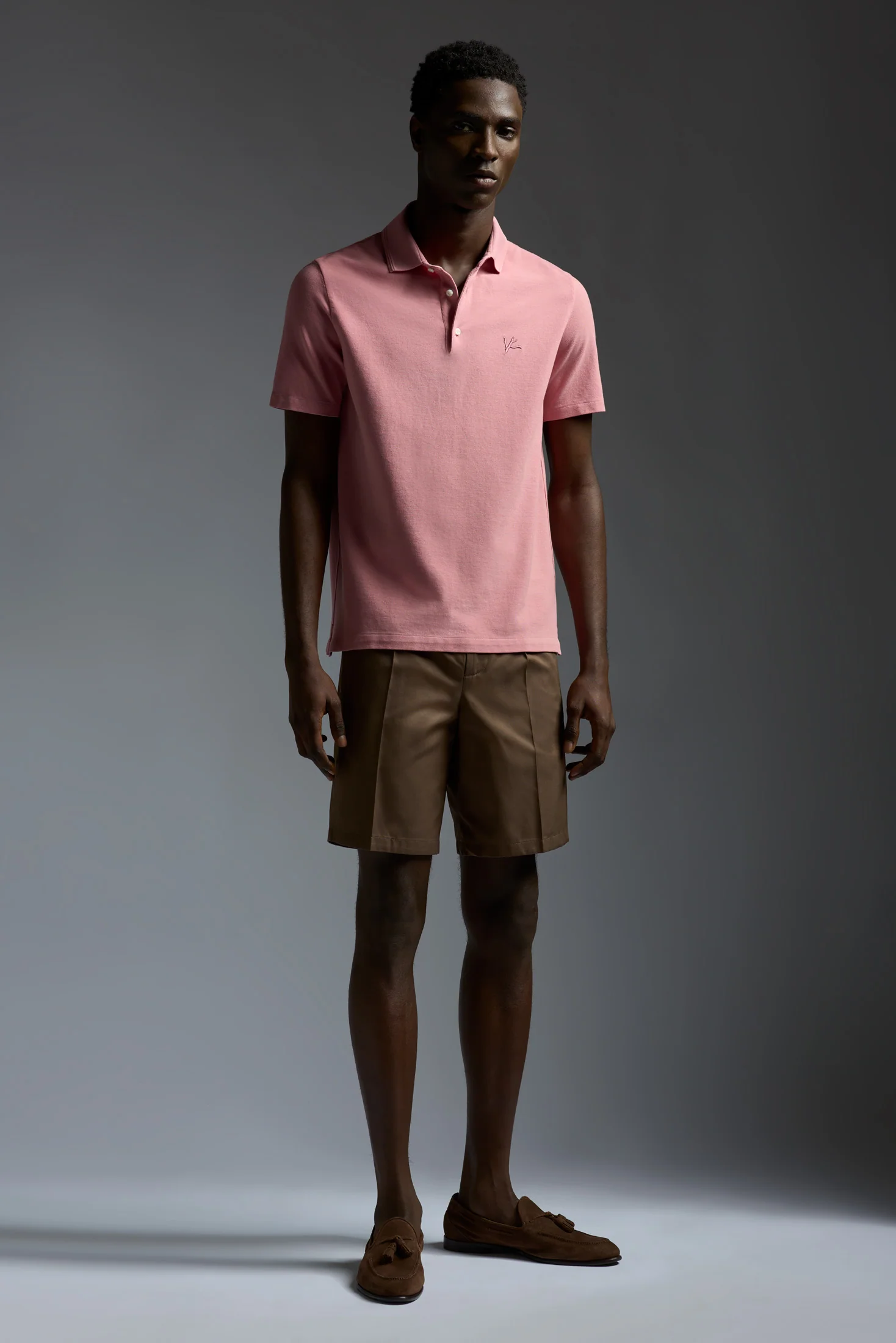Garment Dyed Cotton Piquet Short Sleeve Polo - Image 12