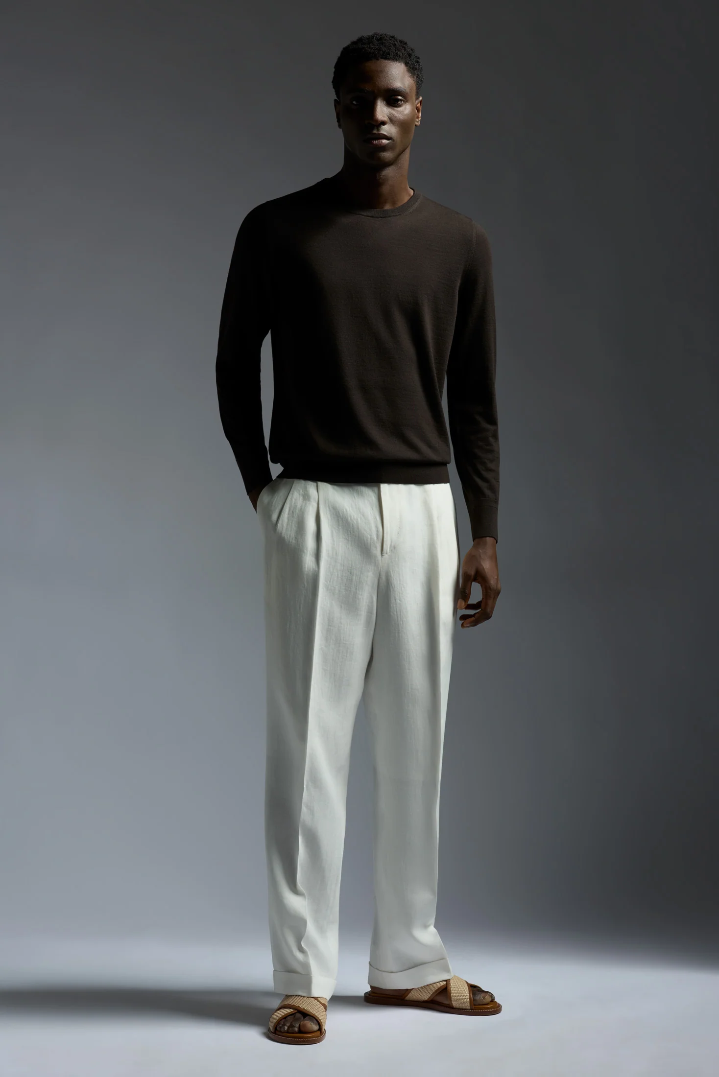 Crew Neck FILO DI CORALLO 15,5 MICRON - Image 7