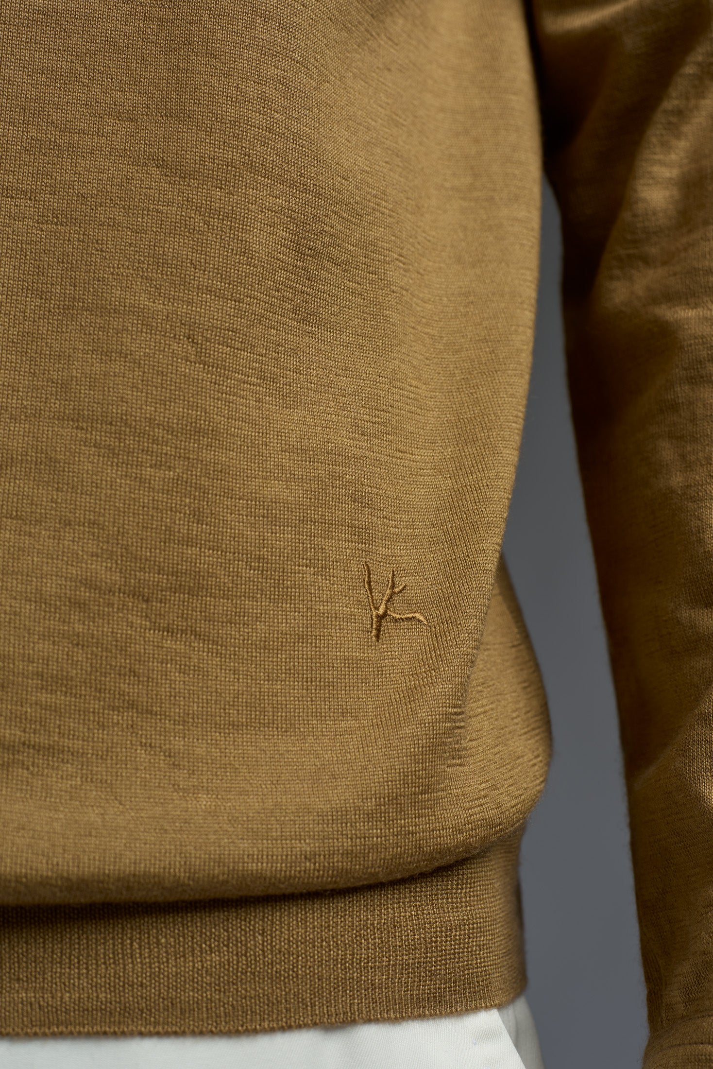 Cashmere and Silk Long Sleeves Polo - Image 4
