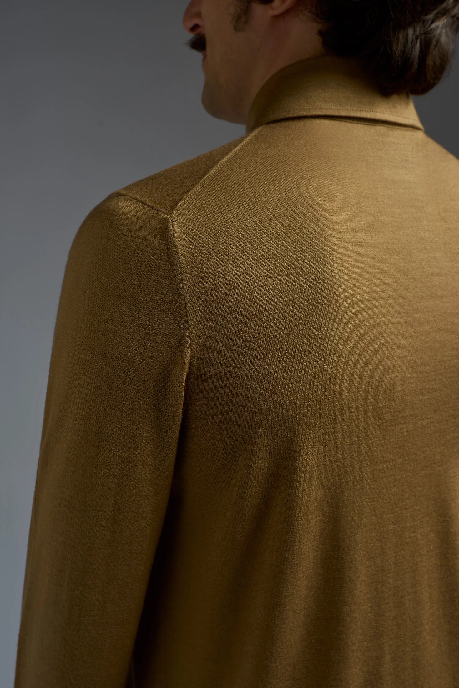 Cashmere and Silk Long Sleeves Polo - Image 5