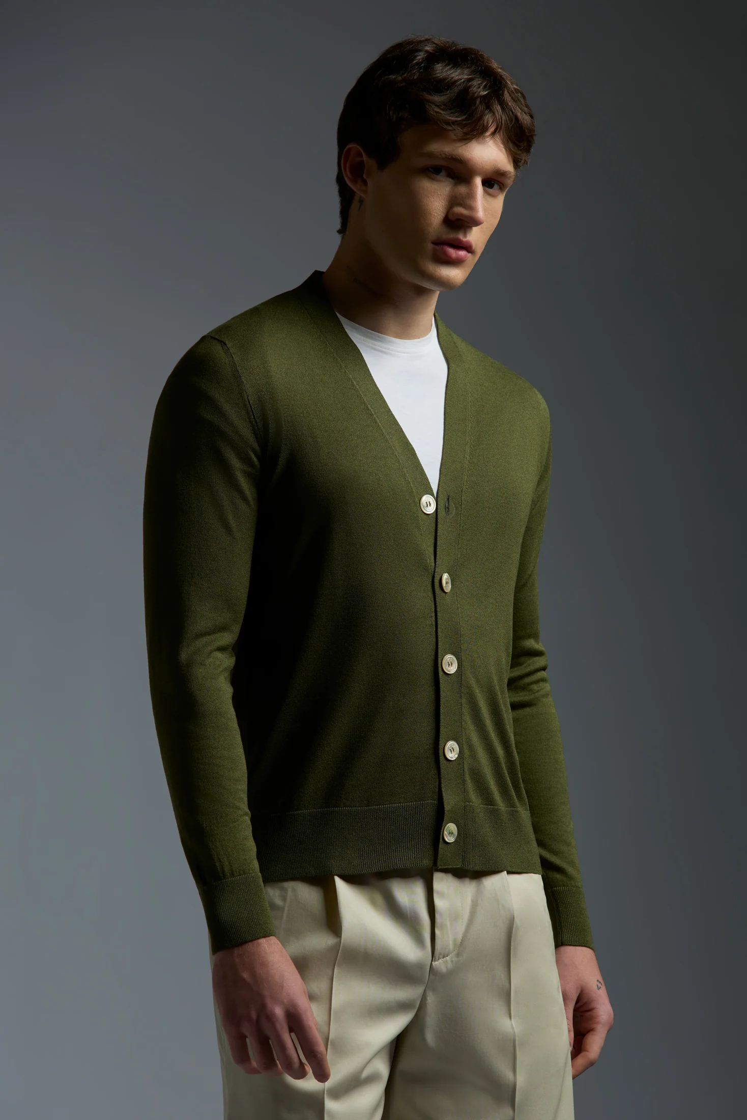 Silk and Cashmere Cardigan - Image 6