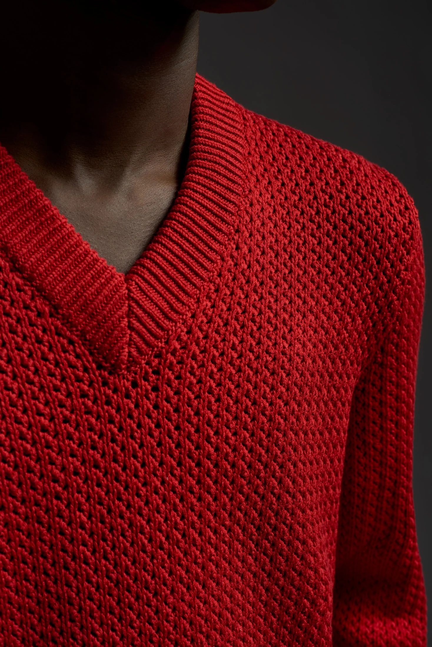 Silk and Cotton V-Neck - Image 9