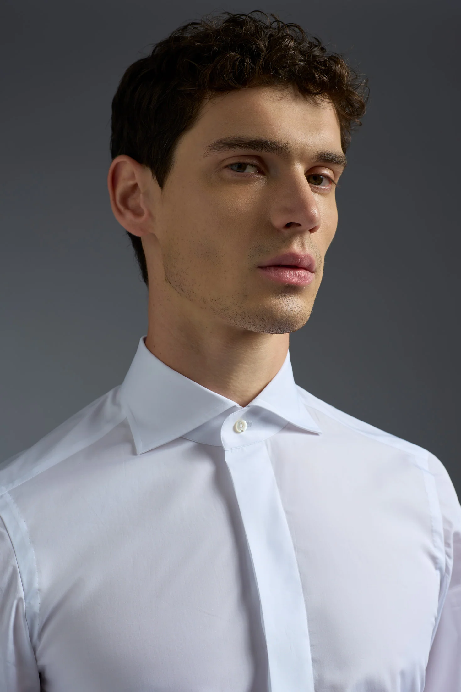 Cotton Mix Dress Shirt - Image 3