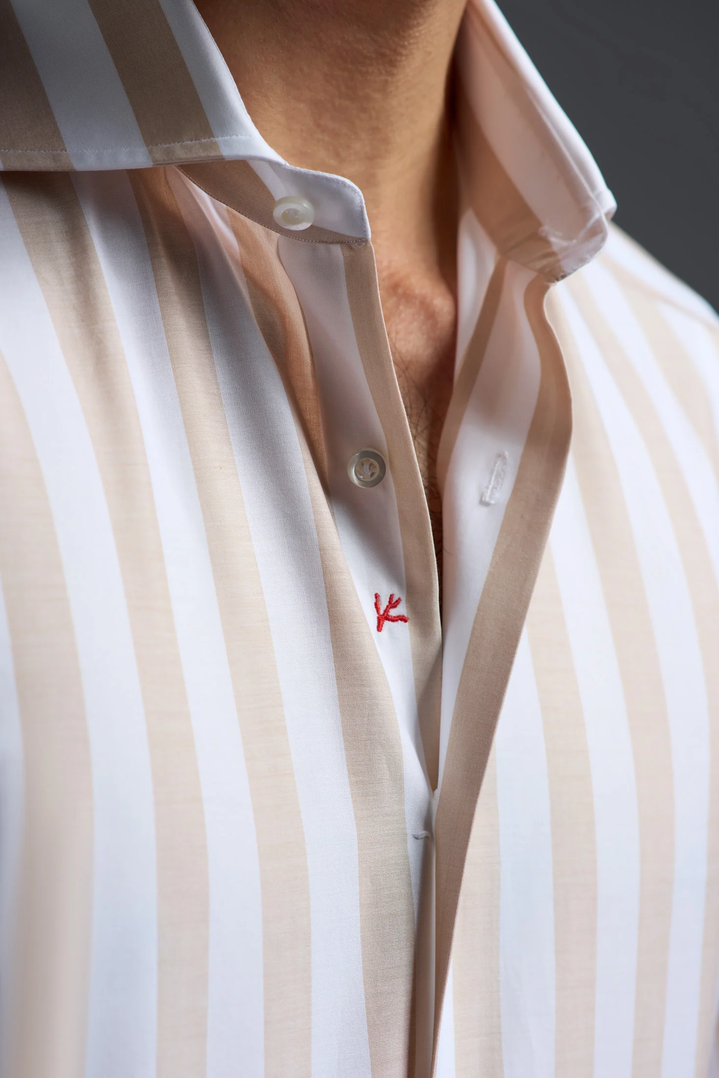Cotton Mix Dress Shirt - Image 3