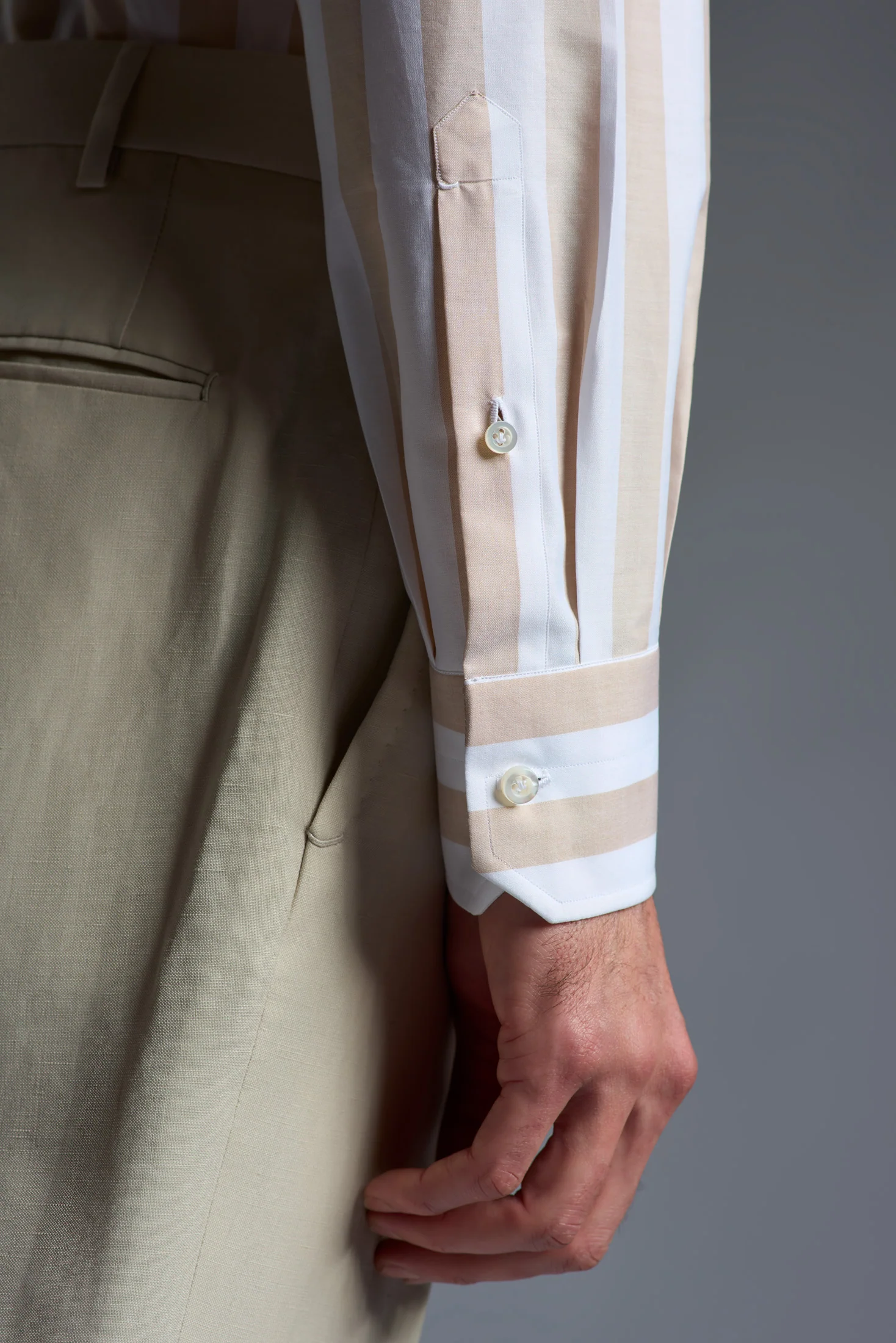 Cotton Mix Dress Shirt - Image 4