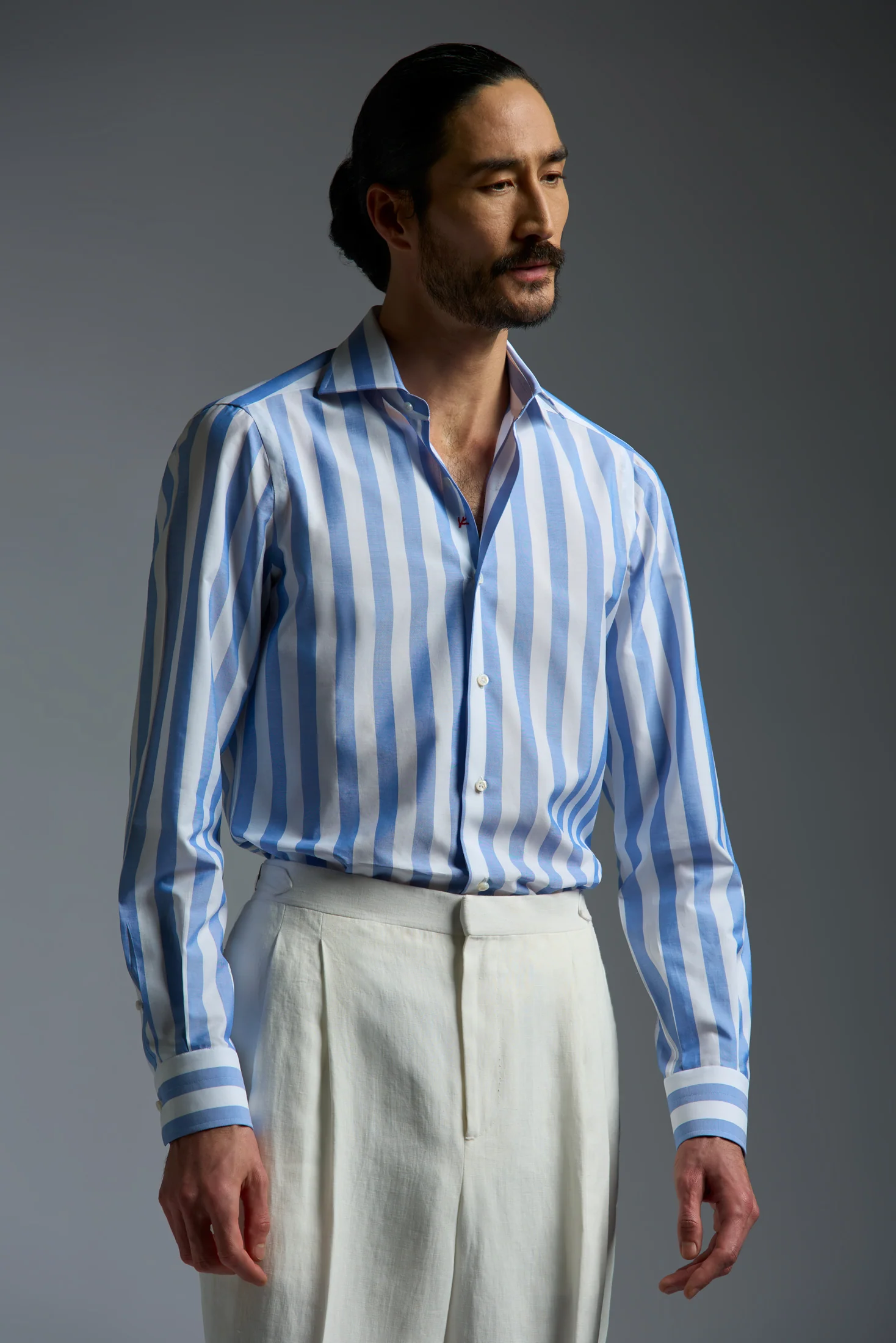 Cotton Mix Dress Shirt - Image 6
