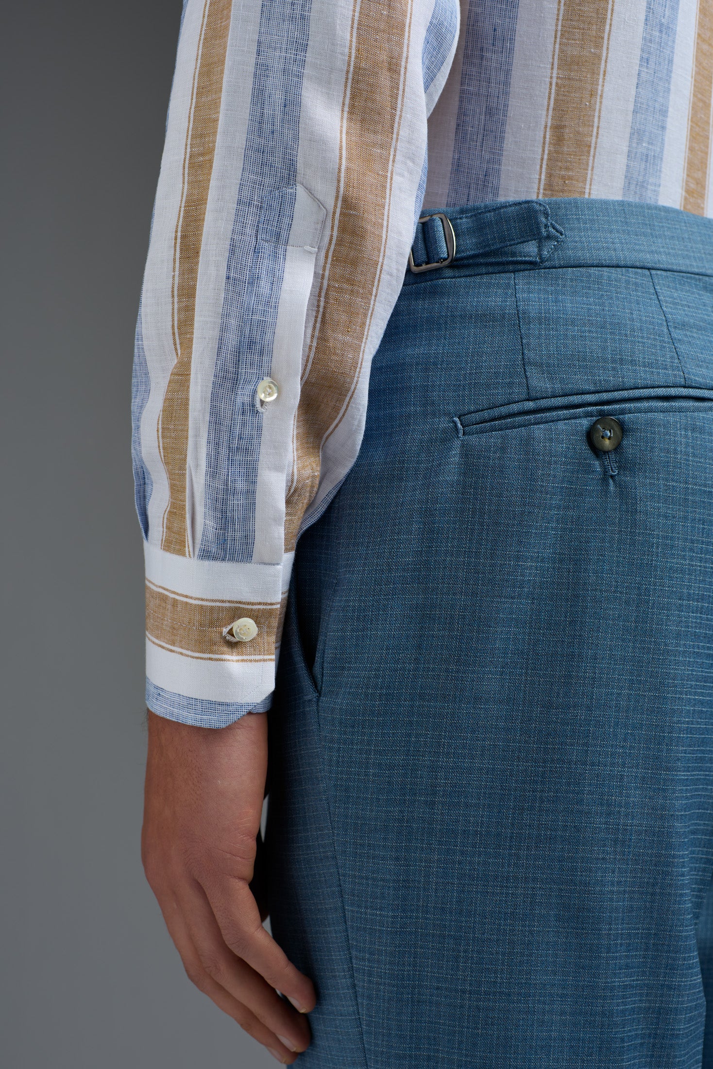 Linen Mix Dress Shirt - Image 4