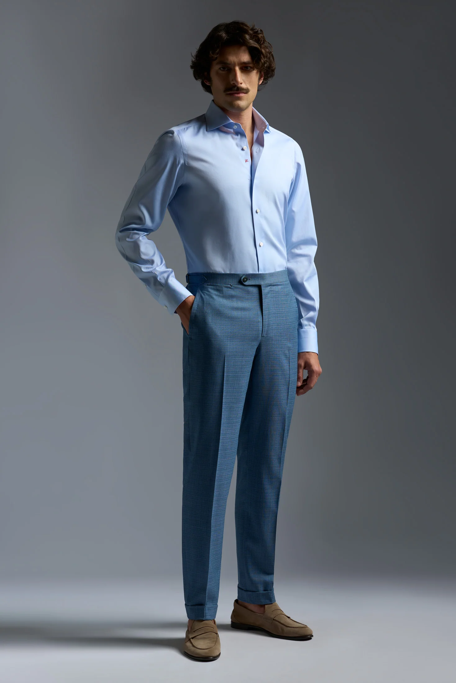 Cotton Mix Dress Shirt - Image 2