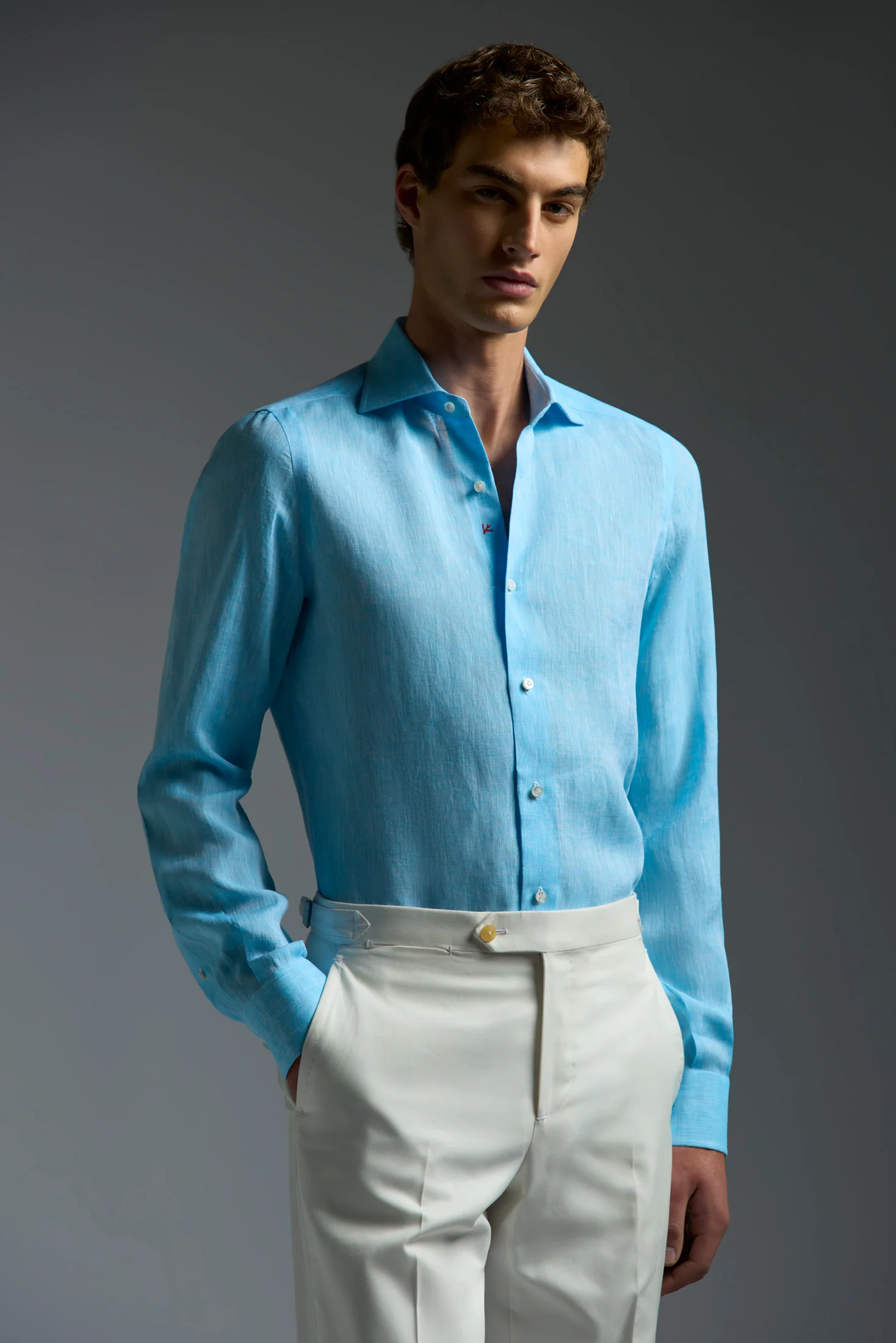 Linen Milano Mix Shirt - Image 6