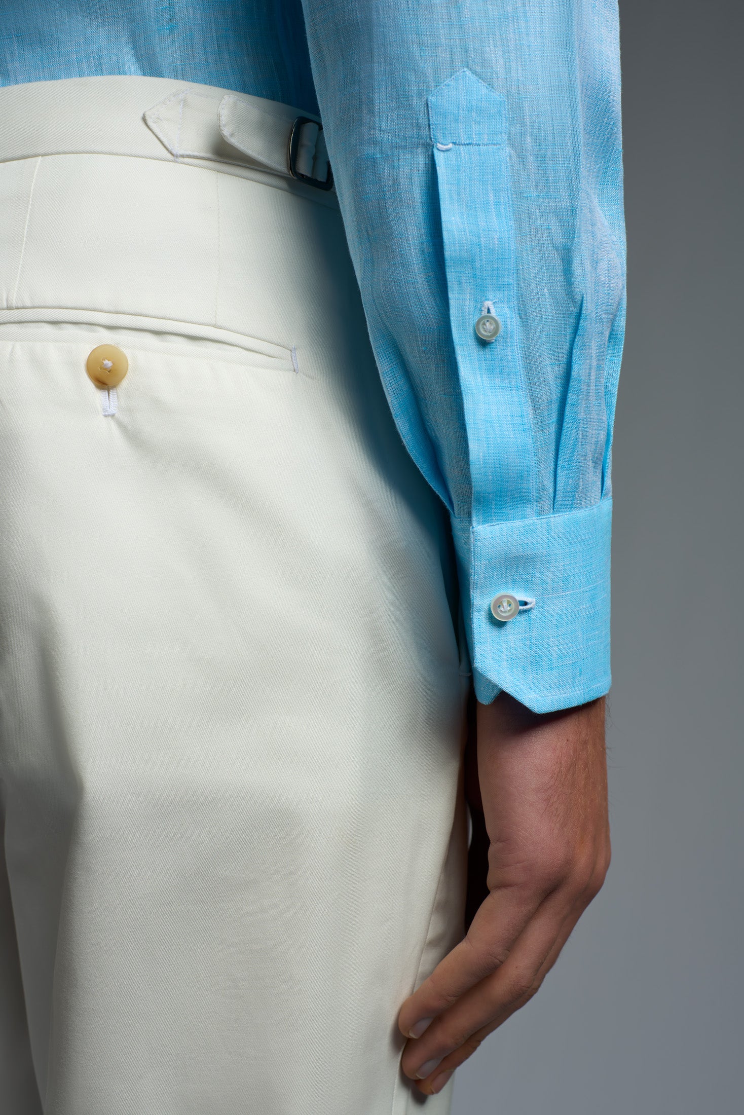 Linen Milano Mix Shirt - Image 9