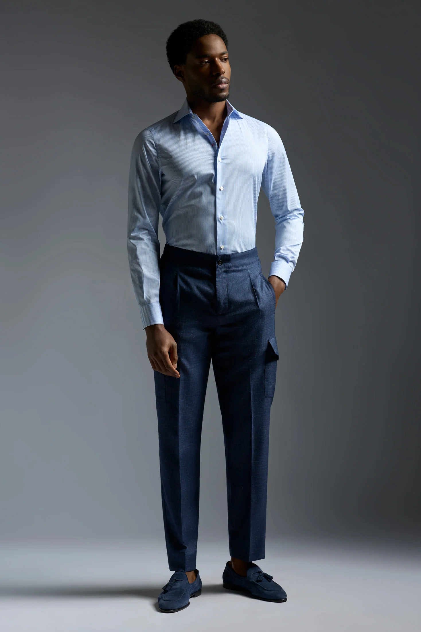 Cotton Mix Dress Shirt - Image 2