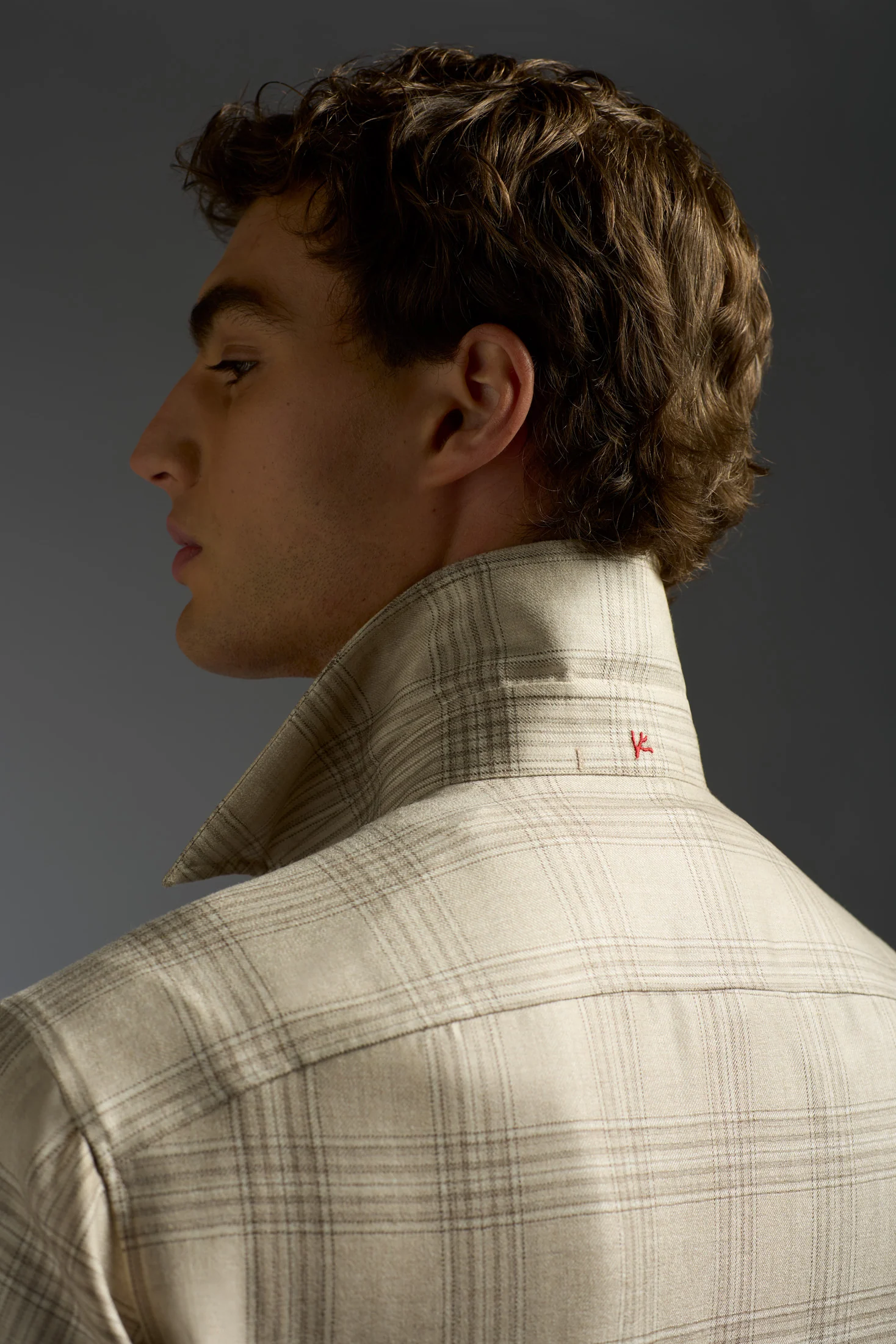 Natural Cashmere Linen Four Pockets Overshirt - Image 3