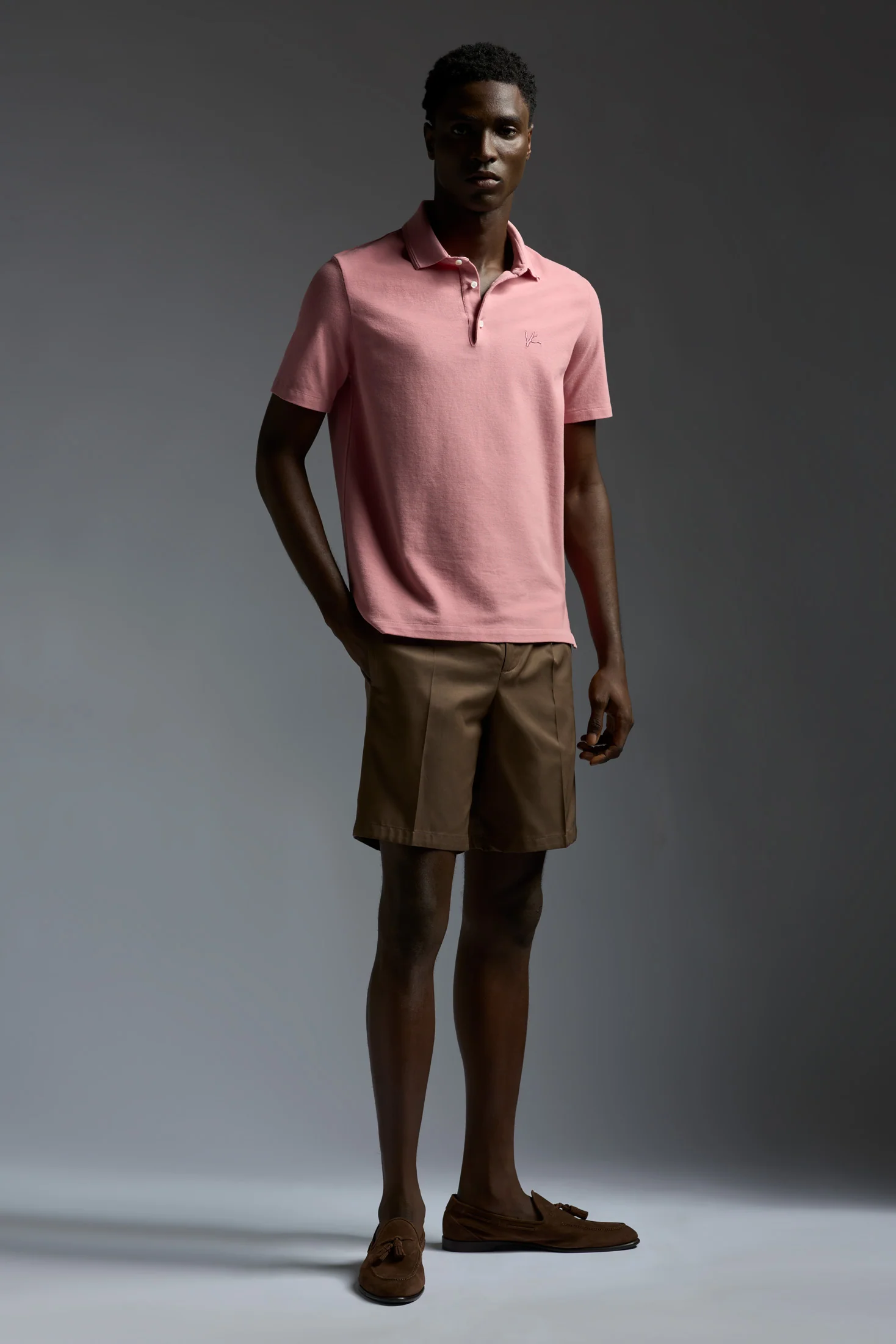 Cotton Gabardine Single Pleated Comfort Short Pants - Image 17